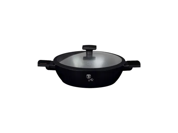 Berlinger, Unsere Neuheiten, Berlinger Haus flacher Kochtopf mit Deckel Ø 28cm Monaco Collection, Produkte & Wohnen