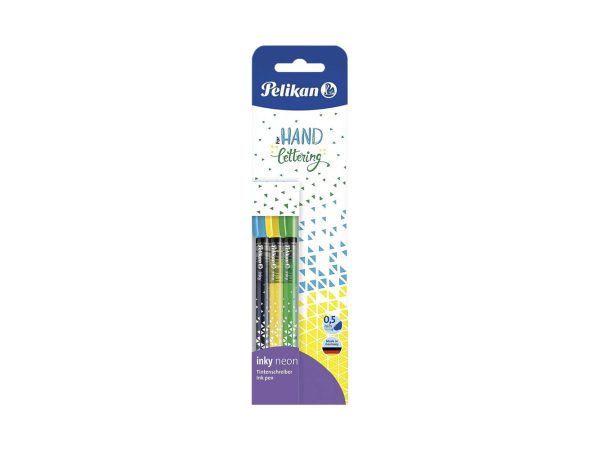 PELIKAN Tintenschreiber inky 0.5mm 817097 3 St&uuml;ck ass.