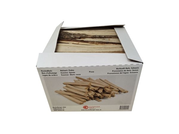 Bischofberger Holz, Zubehör Haushalt, Bischofberger Schweizer Fichte Anzündholz 33cm/10kg, Produkte & Wohnen