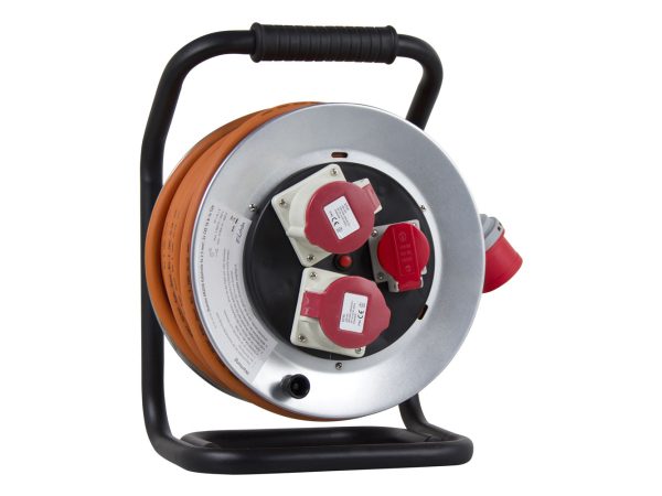Ekström, Unsere Neuheiten, Ekström KR25M Kabelrolle 5x2.5mm2, 2x CEE 16 & 1x T25, Produkte & Wohnen