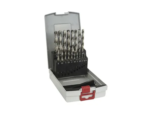 Bosch Accessories 2608587013 HSS Metall-Spiralbohrer-Set 19teilig 1 mm, 2 mm, 3 mm, 4 mm, 5 mm, 6 mm, 7 mm, 8 mm, 9 mm,