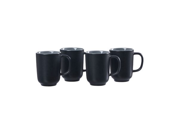 Ritzenhoff & Breker, Küchenbedarf, Ritzenhoff & Breker Jasper Becherset 4-teilig schwarz, Produkte & Wohnen