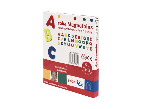 Holz-Magnetbuchstaben, Roba (31tlg.)