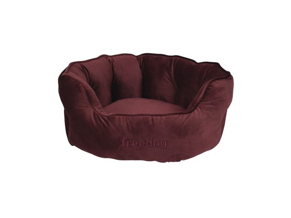 Freedog, Hund zu Hause, Freedog Kuschelbett Cozy Cove wine, Produkte & Wohnen