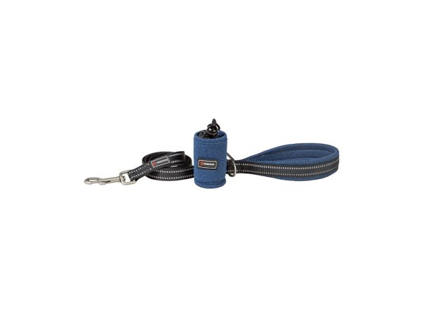 Freedog, Hund Unterwegs, Freedog Kurzleine Shiva aus Nylon blau 120x2.5cm, Produkte & Wohnen