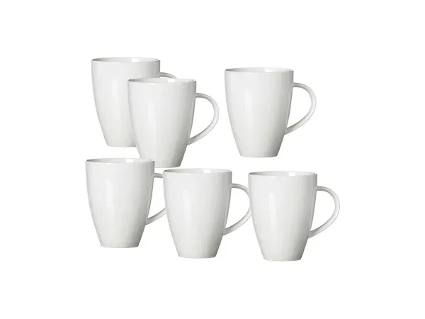 Ritzenhoff & Breker, Küchenbedarf, Ritzenhoff & Breker Melodie Kaffeebecherset 6-teilig weiss, Produkte & Wohnen