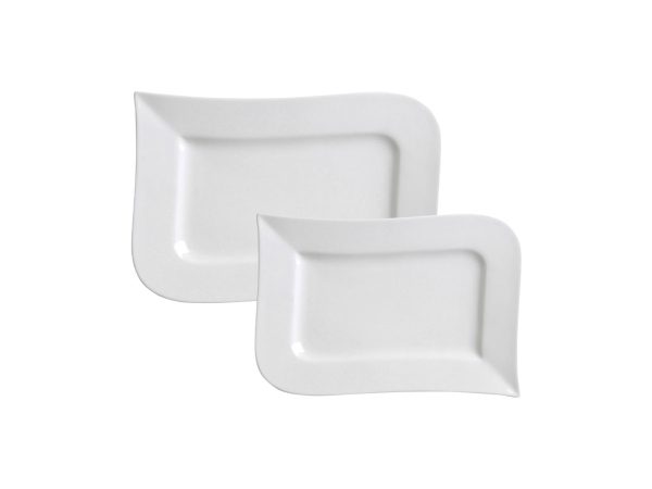 Ritzenhoff & Breker, Küchenbedarf, Ritzenhoff & Breker Melodie Plattenset 2-teilig weiss, Produkte & Wohnen