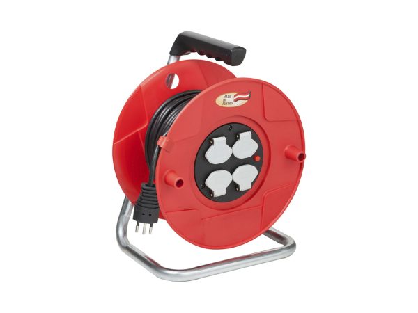 Brennenstuhl 1219032 Kabeltrommel 33 m Schwarz Schweiz-Stecker