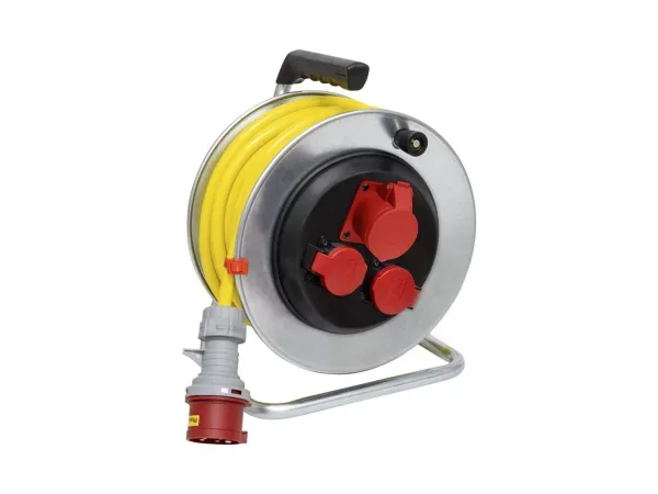 Brennenstuhl 1192822825 Kabeltrommel 25 m Gelb CEE-Stecker 16 A 5polig