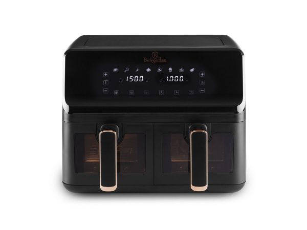 Berlinger - Doppel-Heissluftfritteuse 4.1L + 4.1L  Black Rose Collection