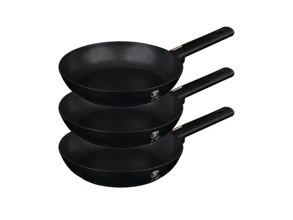 Berlinger, Küchenbedarf, Berlinger Haus 3-teiliges Bratpfannen Set Ø 20/24/28cm Monaco Collection, Produkte & Wohnen