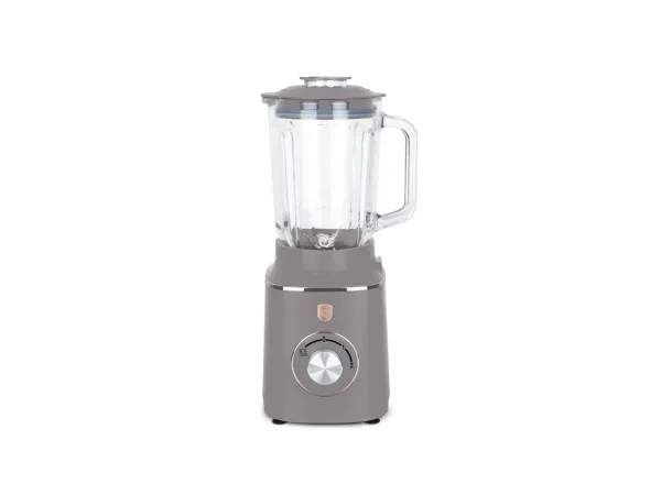 Standmixer mit Glasbehälter und Dosierbecher, 1000 W, 1,5l, taupe