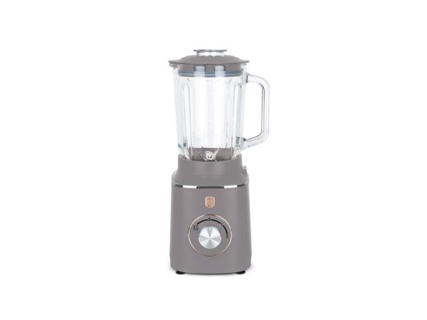 Standmixer mit Glasbehälter und Dosierbecher, 1000 W, 1,5l, taupe