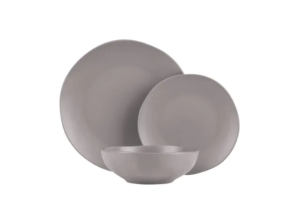 Berlinger, Küchenbedarf, Berlinger Haus 18-teiliges Tellerset matt Taupe Collection, Produkte & Wohnen