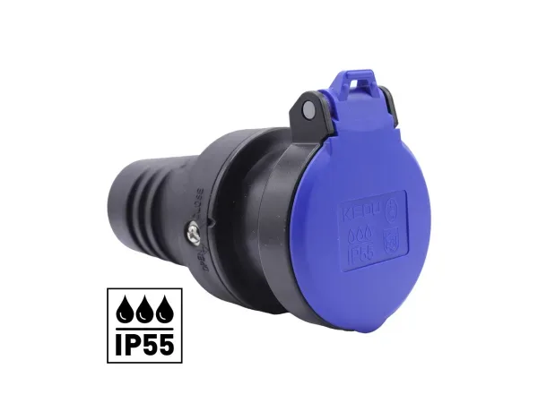 Ekström, Stecker & Kupplungen, Ekström Kupplung T13/10A IP55 schwarz, Produkte & Wohnen