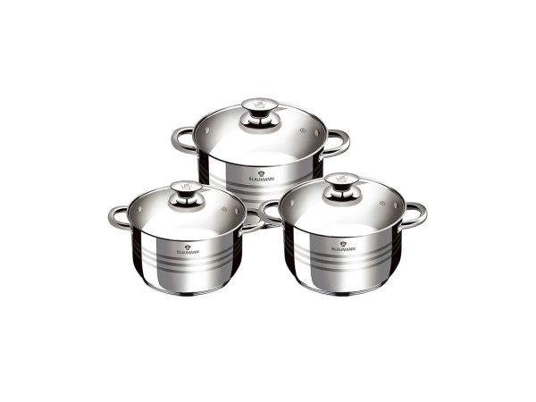 Blaumann - Kochgeschirr-Set 6-teiliges Gourmet Line, One Size
