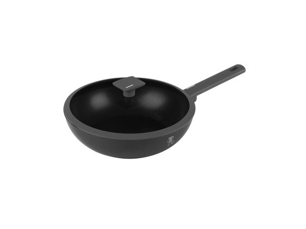 Berlinger - Wok Bratpfanne Ø 28cm mit Deckel Anthracite Collection, One Size