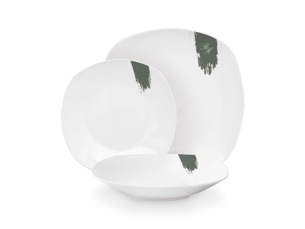 Berlinger - Tellerset 18-teilig Matte Green Collection, One Size