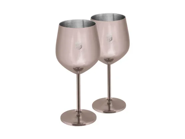 Berlinger, Küchenbedarf, Berlinger Haus Edelstahl Weingläser 2 Stück Black Rose Collection, Produkte & Wohnen