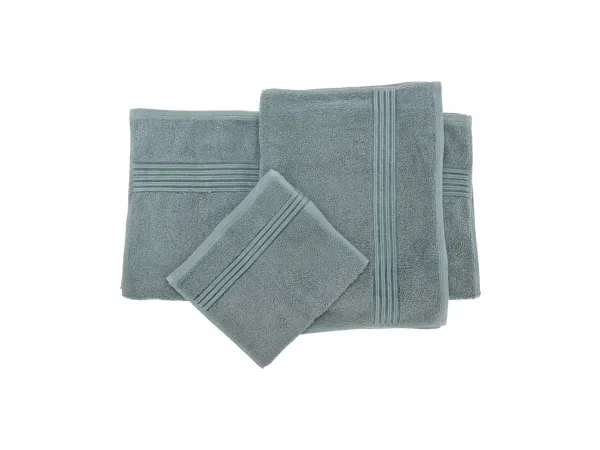 FS-STAR, Zubehör Haushalt, FS-STAR Handtuch 3er Set in verschiedenen Grössen Meeresgrün, Produkte & Wohnen
