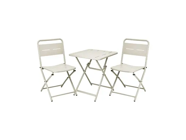 FS-STAR, Gartenmöbel, FS-STAR Bistro-Set 3-teilig Beige, Produkte & Wohnen