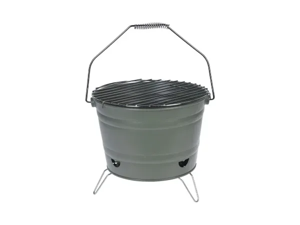 FS-STAR, Grillieren_Frittiere, FS-STAR Grilleimer 27cm Mattgrün, Produkte & Wohnen