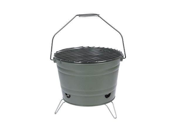 FS-STAR, Grillieren_Frittiere, FS-STAR Grilleimer 27cm Mattgrün, Produkte & Wohnen