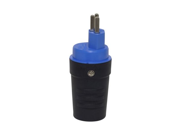 Brennenstuhl 1082042055 Netzstecker Schweiz 230 V Schwarz, Blau IP55