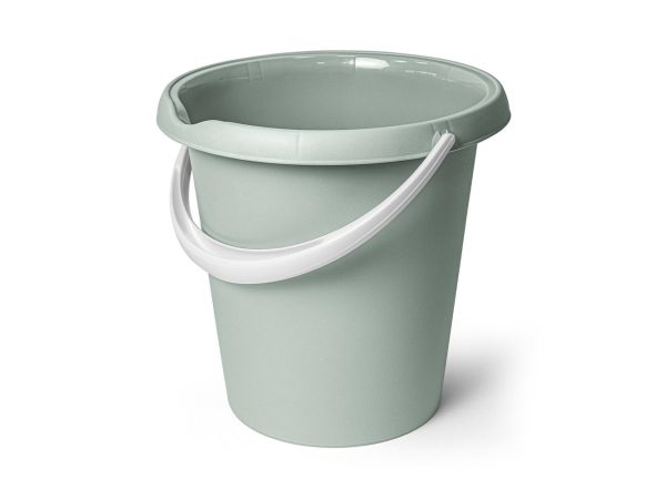 WeberGarden, Zubehör Haushalt, WeberHome Eimer 12L mit Ausguss & Griffmulde pastell-grün, Produkte & Wohnen