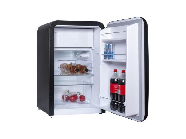 Kibernetik, Kühlschränke, Kibernetik KSG92 Retro Kühlschrank schwarz, Produkte & Wohnen