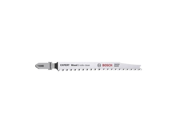 Bosch Accessories 2608900551 EXPERT ?Wood 2-side clean? T 308 B Stichsägeblatt, 5 Stück 5 St.