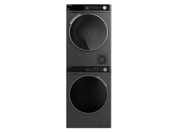 Sharp, Set Waschmaschine und Trockner, Sharp Waschturm Titlis 8kg Glacier Set Waschmaschine und Trockner,