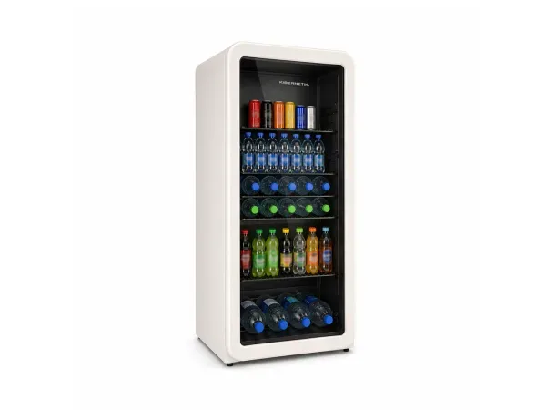 Kibernetik, Getränkekühlschränke, Kibernetik RKS196 Retro Getränkekühlschrank beige, Produkte & Wohnen