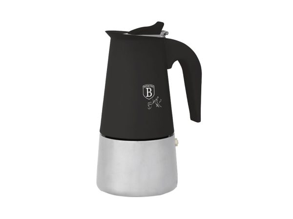 Berlinger, Kaffeemaschinen, Berlinger Haus Espressokocher 6 Tassen Black Silver Collection, Produkte & Wohnen