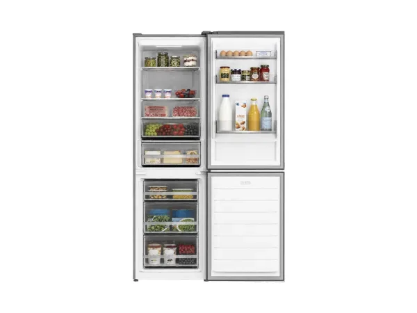 Kibernetik, Kühl- Gefrierkombi, Kibernetik KO337NF Kühl-Gefrierkombination silber (C), Produkte & Wohnen
