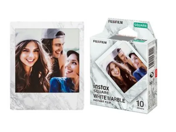 Fuji, Sofortbild, Fujifilm Instax Square 10Bl Whitemarble, Produkte & Wohnen