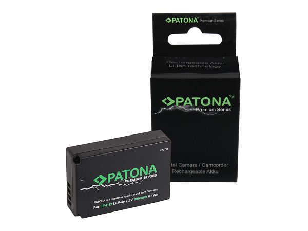 Patona, Akku Li-ION Foto, Patona Premium Akku Canon LP-E12, Produkte & Wohnen