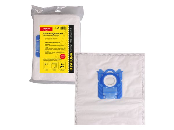 Patona, Staubsauger Zubehör, Patona 10x Staubsaugerbeutel E15 S-Bag, Produkte & Wohnen