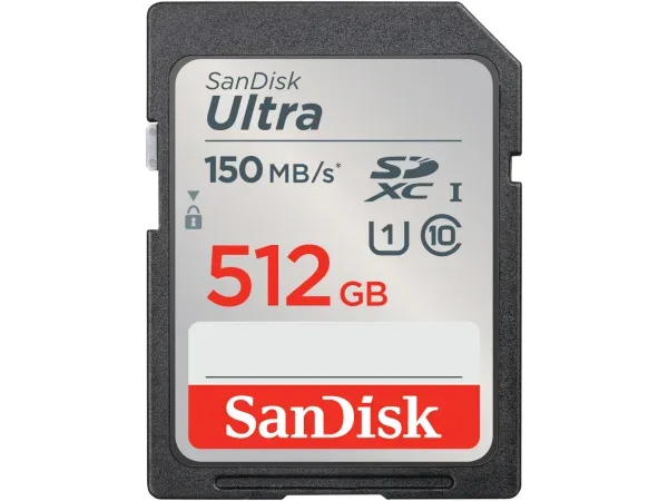 Sandisk, SD Speicherkarten, SanDisk Ultra 150MB/s SDXC 512GB, Produkte & Wohnen