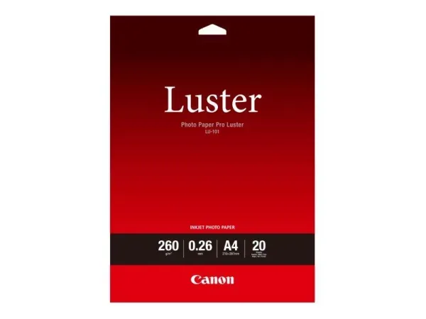 CANON Photo Paper Pro Luster A4 LU101A4 InkJet, 260g 20 Blatt
