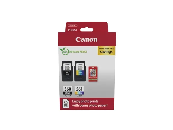 Canon -  CRG PG-560/CL-561 Photo Valuepack, Tintenpatronen