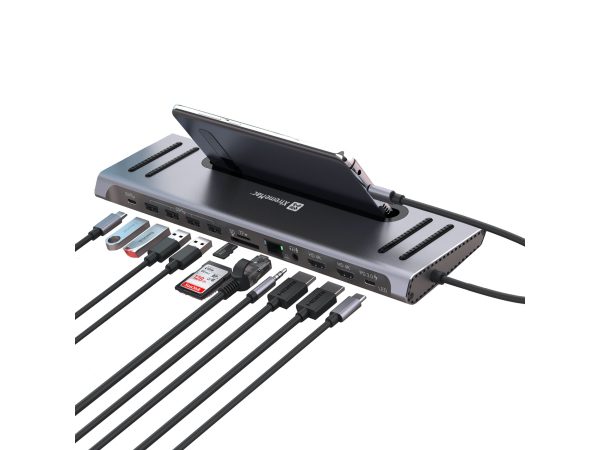 XtremeMac - Type-c Docking Hub Station - 12 Ports