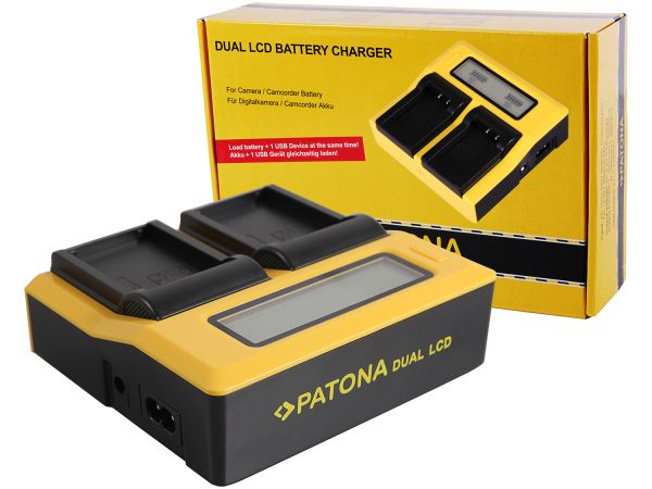 Patona, Ladegeräte Foto, Patona Dual LCD Charger Fuji NP-T125, Produkte & Wohnen