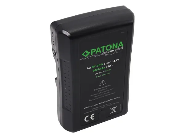 Patona - Akku f. Sony BP-95W, Schwarz, One Size