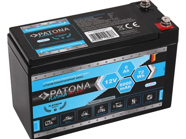 Patona, Mobilität Akku, Patona Platinum Battery LiFePO4 12V 6Ah, Produkte & Wohnen