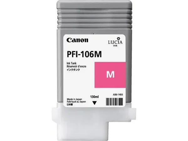 Canon C106M Druckerpatronen ma - Canon PFI-106M, 6623B001 für z.B. Canon Imageprograf IPF 6300, Canon Imageprograf IPF 6300 S