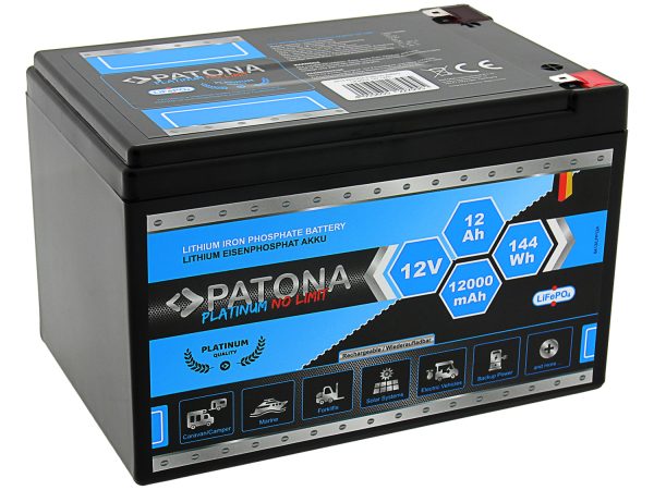 Patona, Mobilität Akku, Patona Platinum Battery LiFePO4 12V 12Ah, Produkte & Wohnen