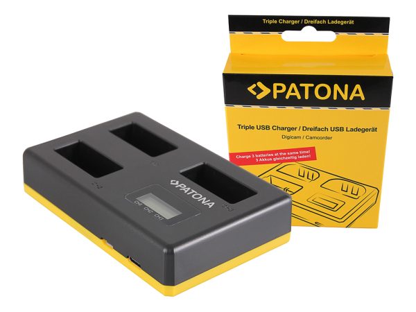 Patona, Ladegeräte Foto, Patona Triple Ladeg. USB Canon LP-E17, Produkte & Wohnen