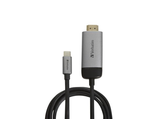 Verbatim USB-C® Adapterkabel [1x USB-C® Stecker - 1x HDMI-Stecker] 49144 1.50 m 4K UHD