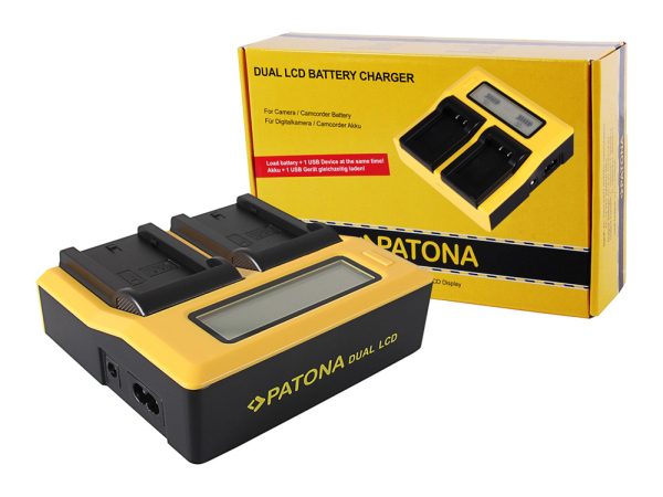 Patona, Ladegeräte Foto, Patona Dual LCD Charger Sony NP-FZ100, Produkte & Wohnen